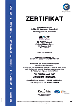 ISO 9001:2015 Zertifikat
